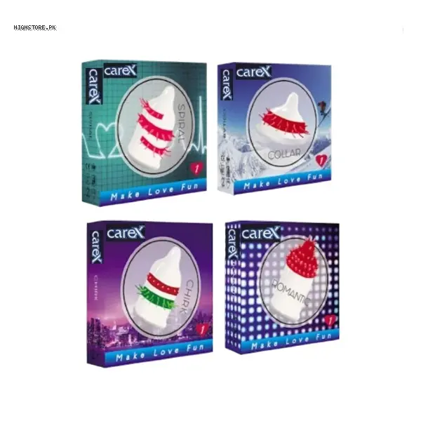 Carex Pack Of 4 Spike Condom 1