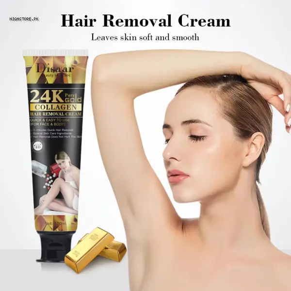 Disaar 24K Gold Collagen Hair Removal Cream 1