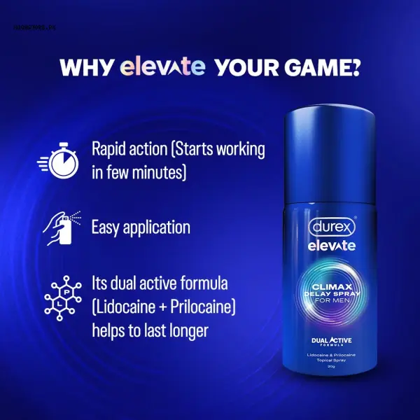 Durex Elevate Climax Delay Spray 1