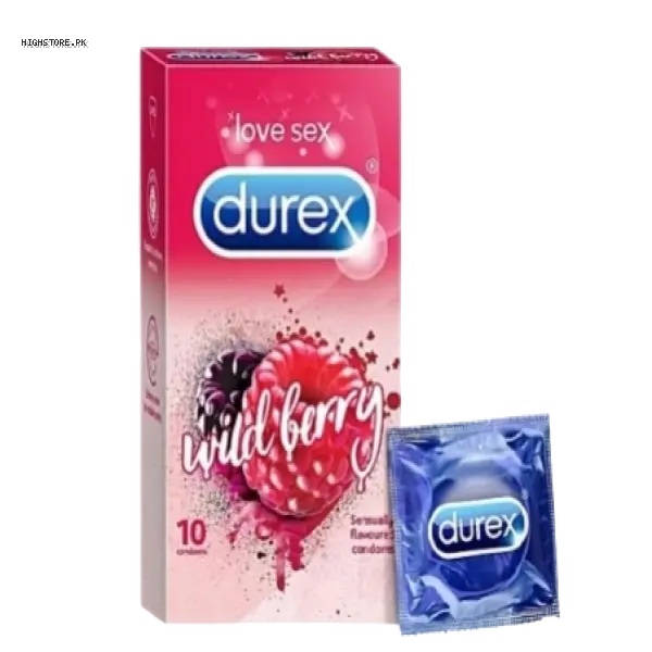 Durex Extra Thin Wild Strawberry Condom