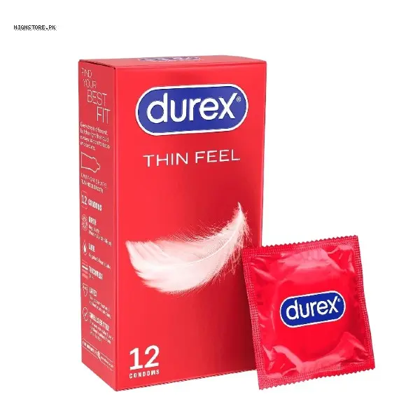 Durex Feel Thin Condoms 12 Pack | Buy Online in Pakistan | Cash on Delivery