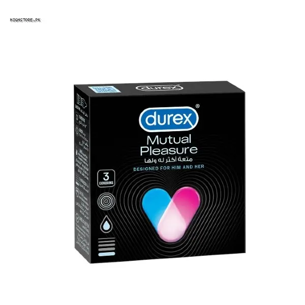 Durex Mutual Pleasure Condoms 3 Pack | Buy Online in Pakistan | Cash on Delivery