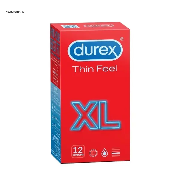 Durex Thin Feel Xl Condoms 12 Pack | Buy Online in Pakistan | Cash on Delivery