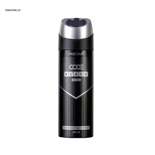 Fascino Code Black Deodorant Body Spray - Online Shopping in Pakistan Rs.2,000