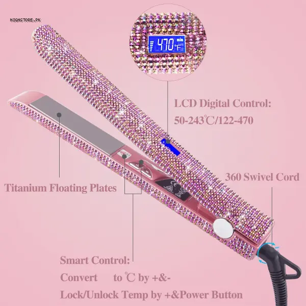 Madami Crystal Hair Flat Irons 2