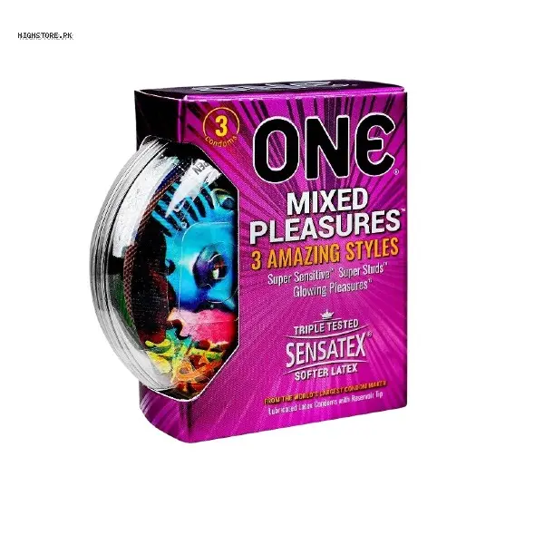 One Mixed Pleasure Condom 1
