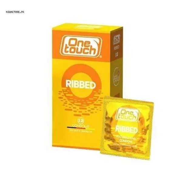 One Touch Ribbed Condom 1