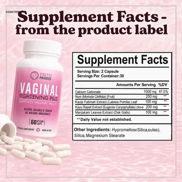 Pretty Privates Tightening Pills 1