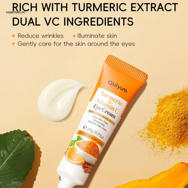 Quiyum Turmeric Vitamin C Eye Cream 1