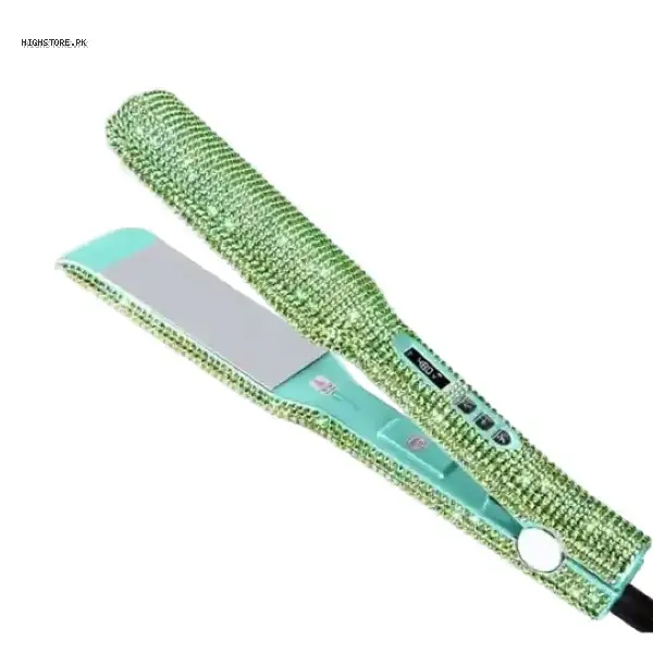 Rhinestones Hair Straightener Flat Irons Tools 1