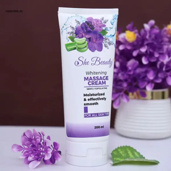 She Beauty Whitening Face Massage Cream 1