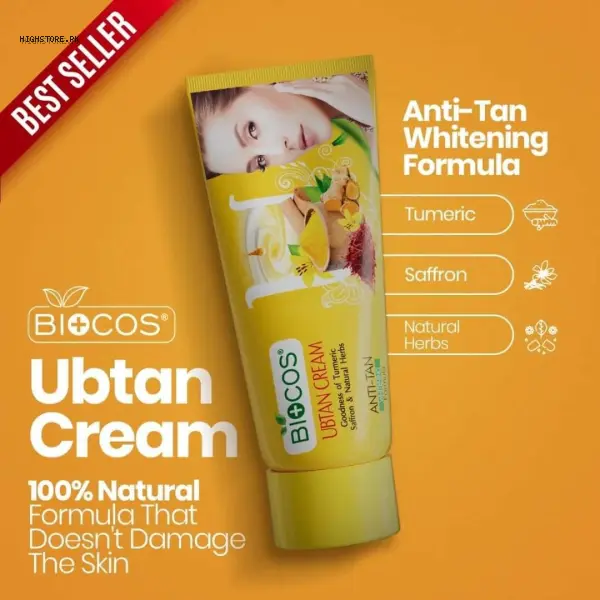 Ubtan Cream Natural Saffron Herbals Whitening 1