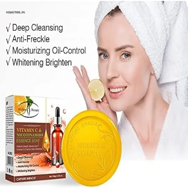 Vitamin C And Nicotinamide Essence Whitening Soap 1