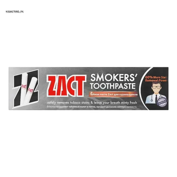 Zact Smokers Toothpaste Whitening 1