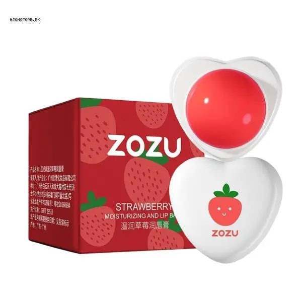 Zozu Strawberry Heart Shape Lip Balm